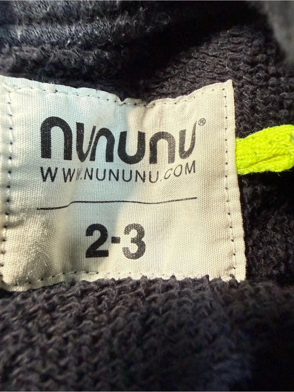 Nununu Toddler Black Star Baggy Jogger Pants - 2-3T